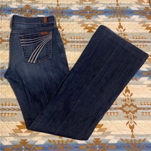7 for all mankind Dojo Flare Jeans
